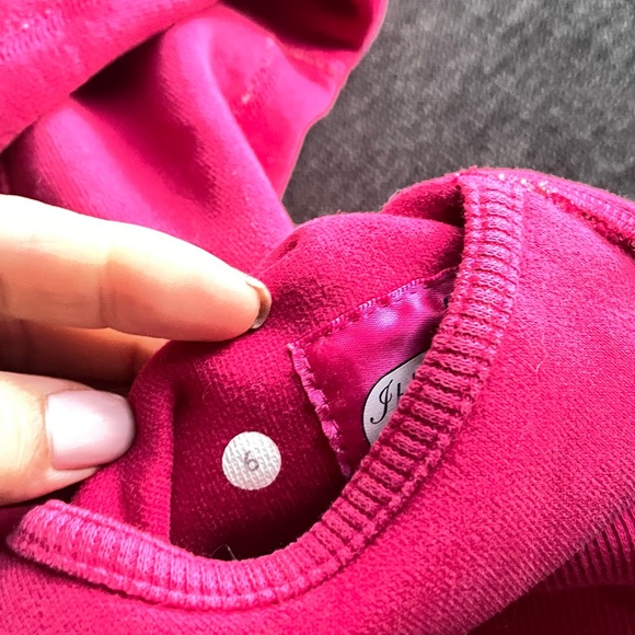 Lulú scuba full- Zip hoodie pink size 6 - Picture 3 of 4